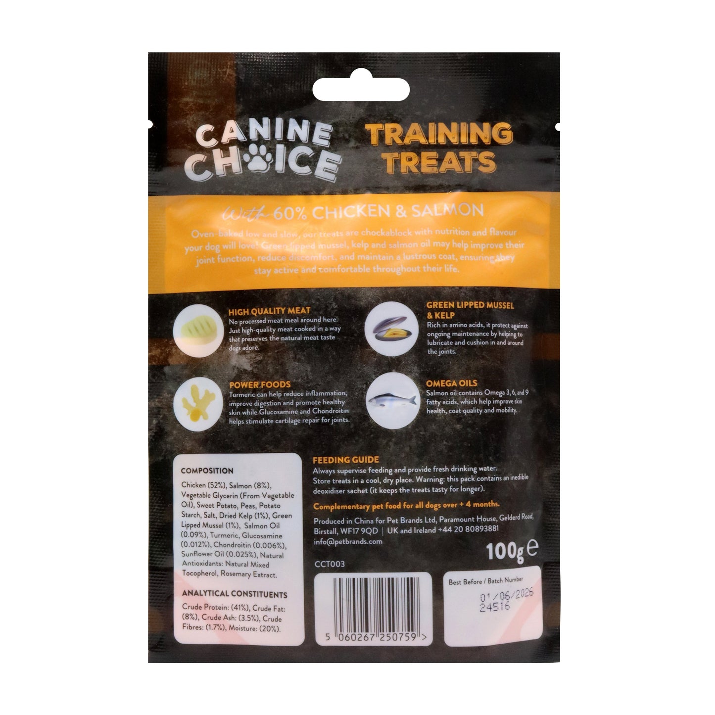 Canine Choice Training Dog Treats - Chicken & Salmon